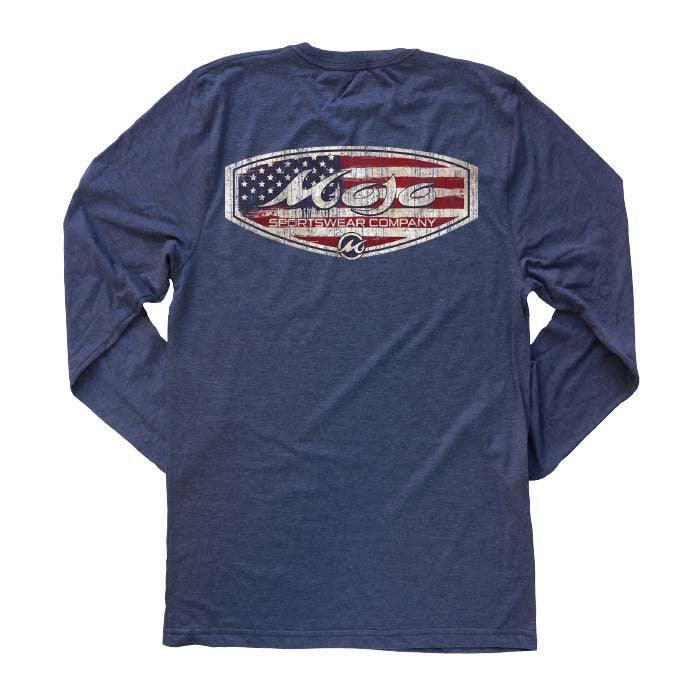 Mojo - Patriot Crest Long Sleeve T-Shirt - Angler's Pro Tackle & Outdoors