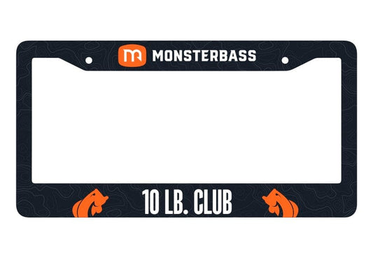 MONSTERBASS 10 lb. Club License Plate Frame