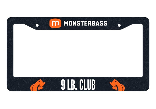 MONSTERBASS 9 lb. Club License Plate Frame
