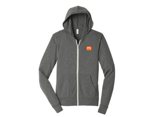 MONSTERBASS Triblend Full Zip MB Hoodie