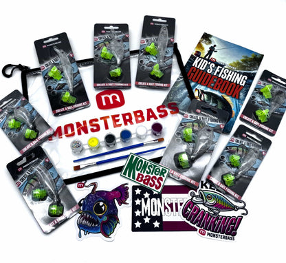 MONSTERBASS Kid's Create a Bait Fishing Kit - Angler's Pro Tackle & Outdoors