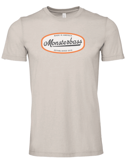 MONSTERBASS Retro Logo Tee (L - XL) - Angler's Pro Tackle & Outdoors