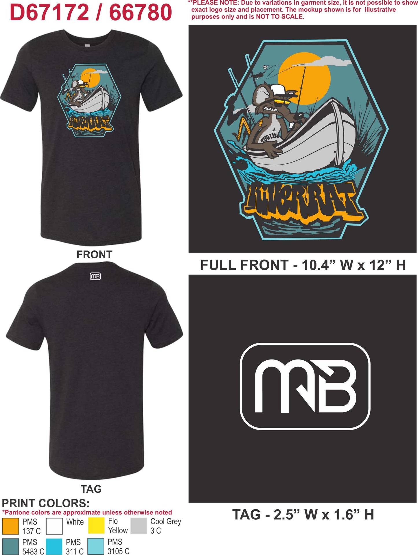 MONSTERBASS Epic Eric's River Rat Tee