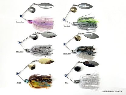 MONSTERBASS Blade Burner | Willow & Colorado Spinnerbait