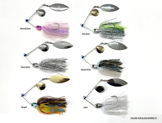 MONSTERBASS Blade Burner | Willow & Colorado Spinnerbait