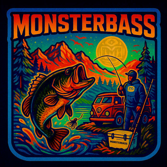 MONSTERBASS Fishing Is Life Sticker