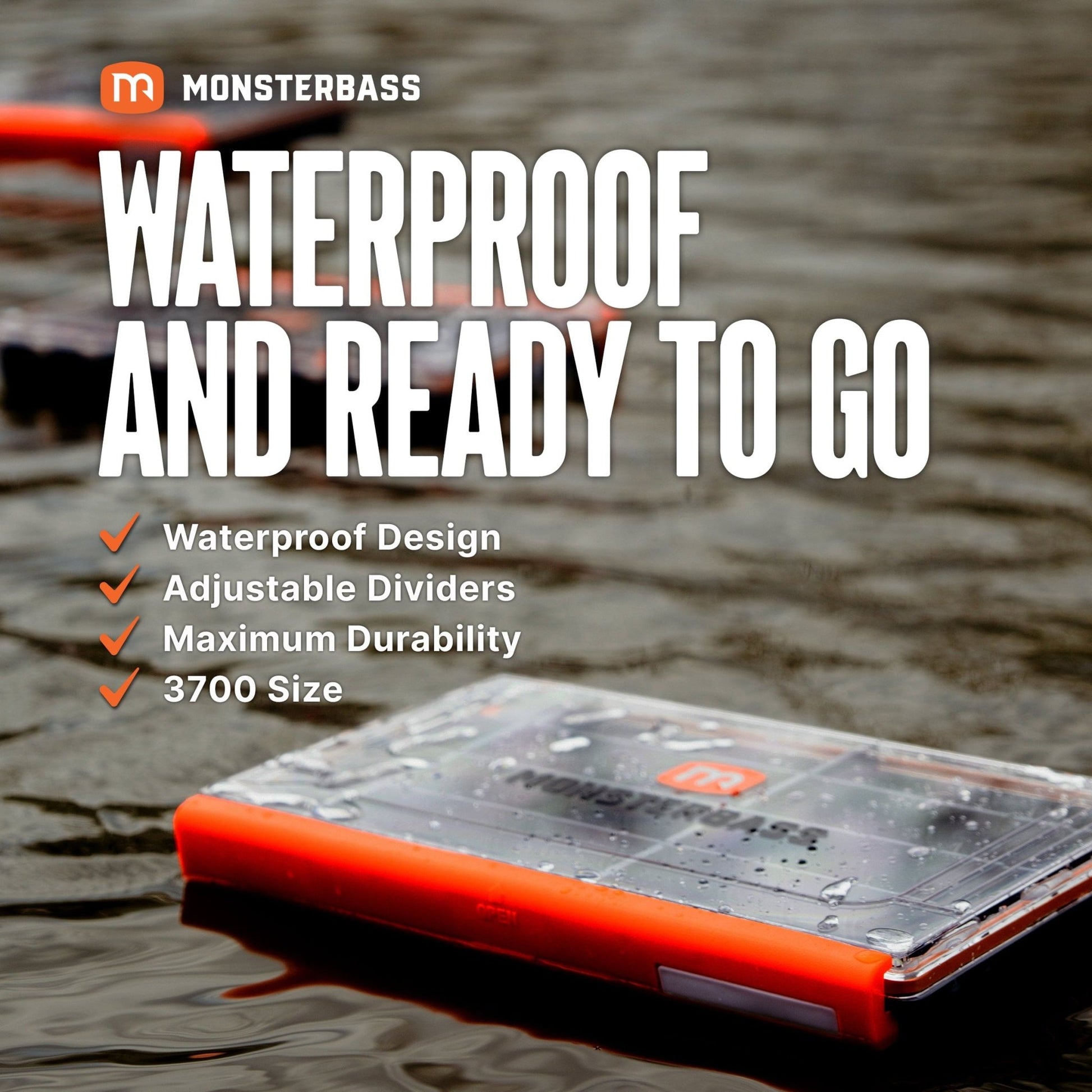 MONSTERBASS The Vault - Waterproof Tackle Storage - Angler's Pro Tackle & Outdoors
