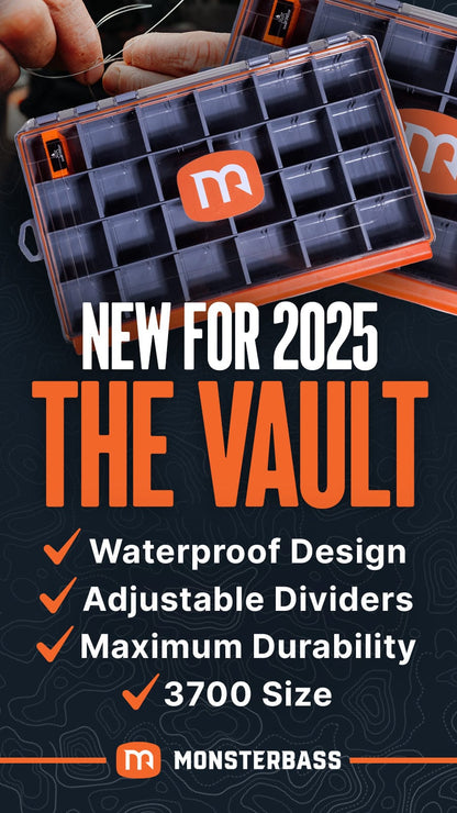 MONSTERBASS The Vault - Waterproof Tackle Storage - Angler's Pro Tackle & Outdoors