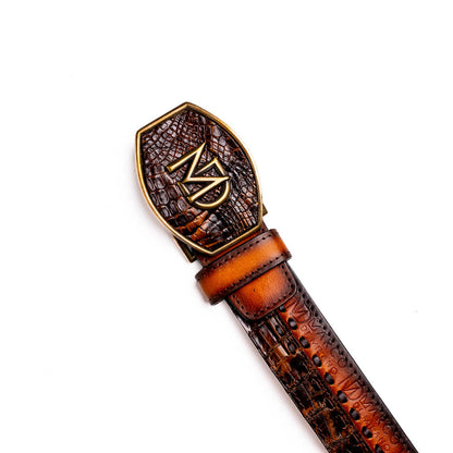 Marco Di Milano Montana Belt Aged Brown