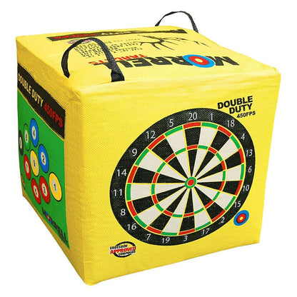 Morrell Double Duty 450 FPS 4 Sided Cube Field Point Archery Bag Target, Yellow - Angler's Pro Tackle & Outdoors