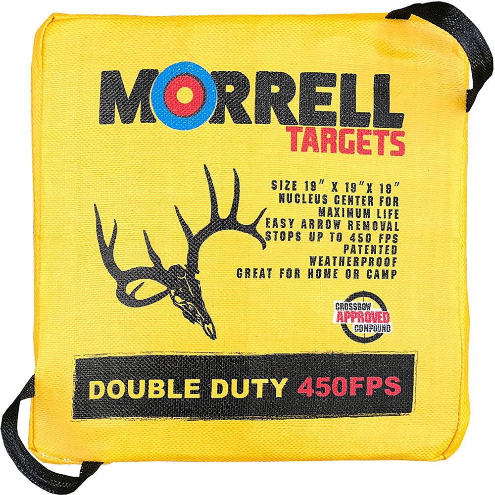 Morrell Double Duty 450 FPS 4 Sided Cube Field Point Archery Bag w/ Target Stand - Angler's Pro Tackle & Outdoors