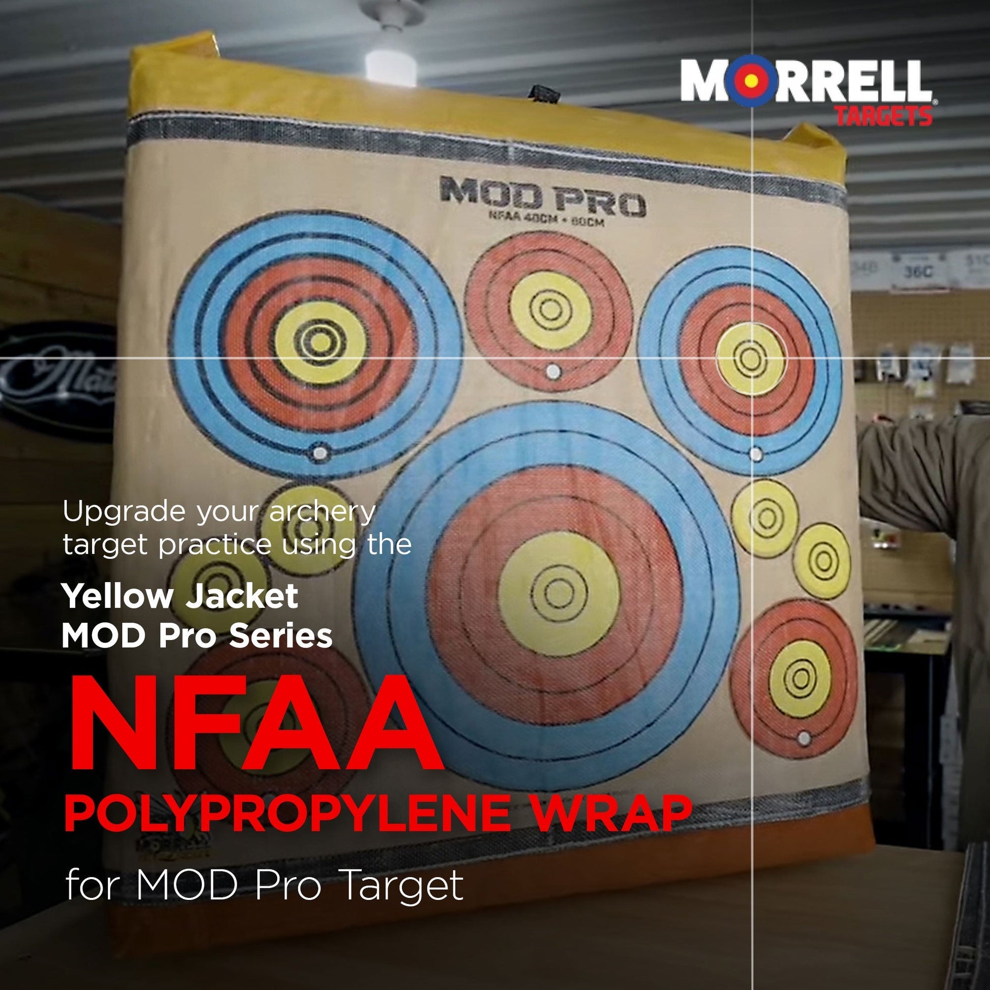 Morrell Jacket MOD Pro Series - NFAA Polypropylene Archery Target, 2 Pack, Tan - Angler's Pro Tackle & Outdoors