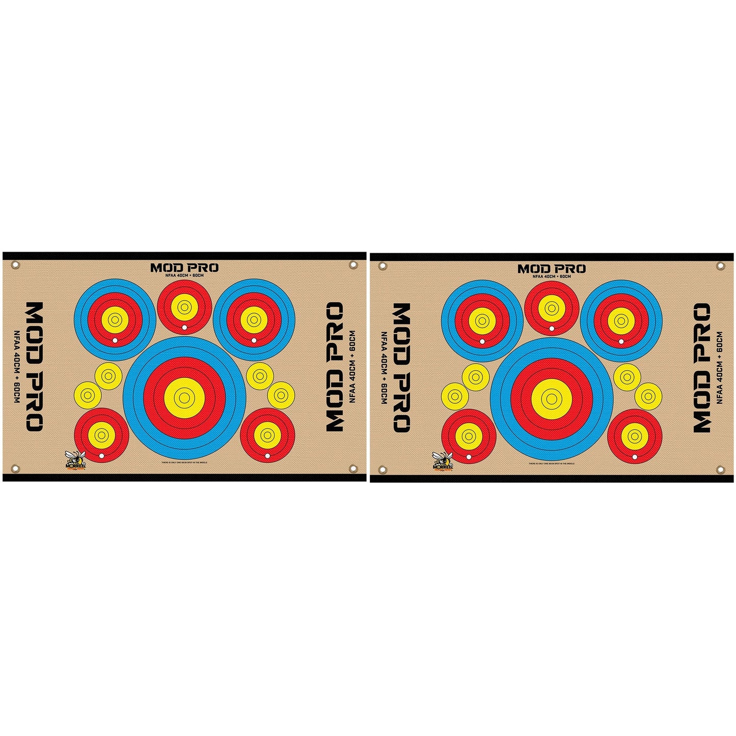 Morrell Jacket MOD Pro Series - NFAA Polypropylene Archery Target, 2 Pack, Tan - Angler's Pro Tackle & Outdoors