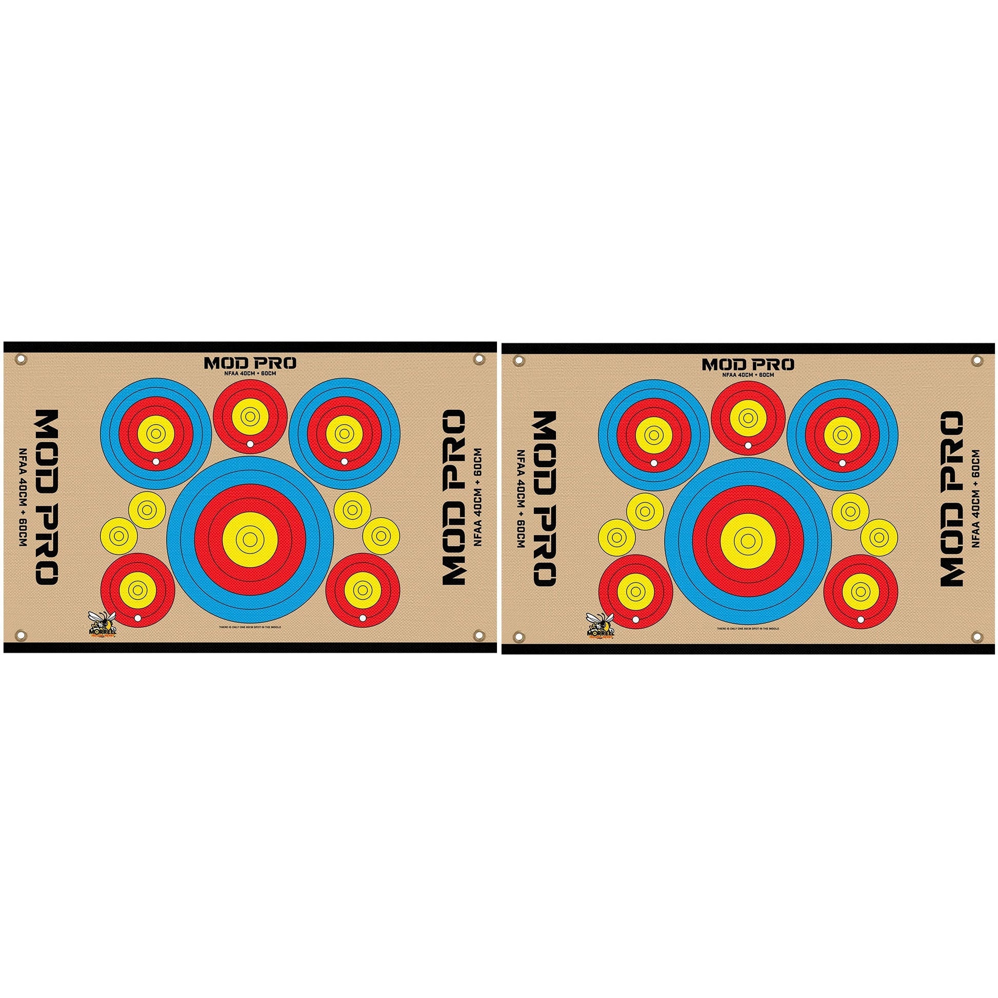 Morrell Jacket MOD Pro Series - NFAA Polypropylene Archery Target, 2 Pack, Tan - Angler's Pro Tackle & Outdoors