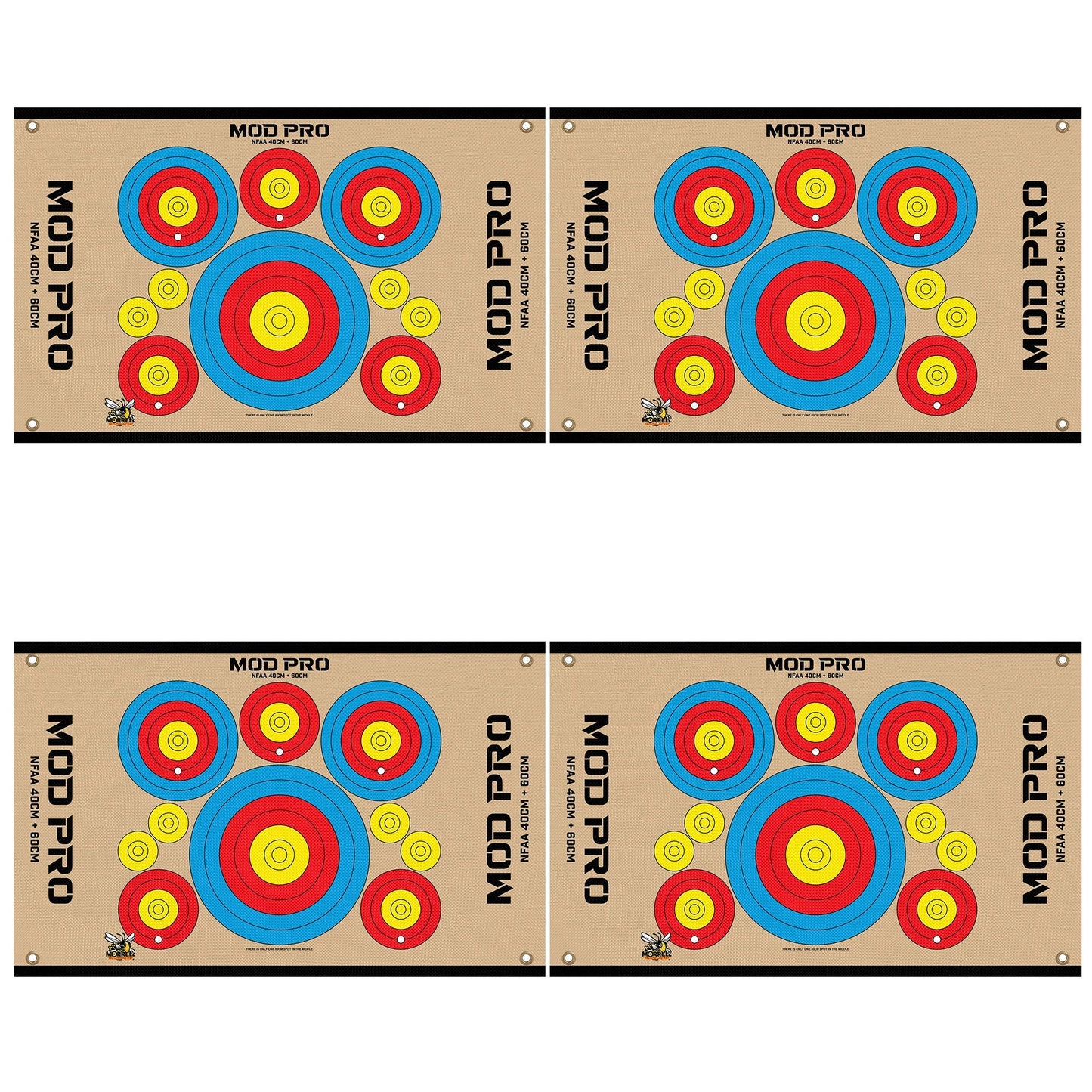 Morrell Jacket MOD Pro Series - NFAA Polypropylene Archery Target, 4 Pack, Tan - Angler's Pro Tackle & Outdoors