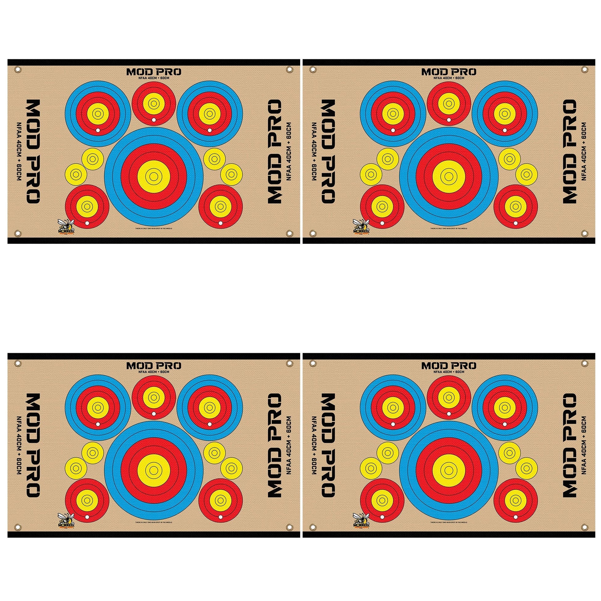 Morrell Jacket MOD Pro Series - NFAA Polypropylene Archery Target, 4 Pack, Tan - Angler's Pro Tackle & Outdoors