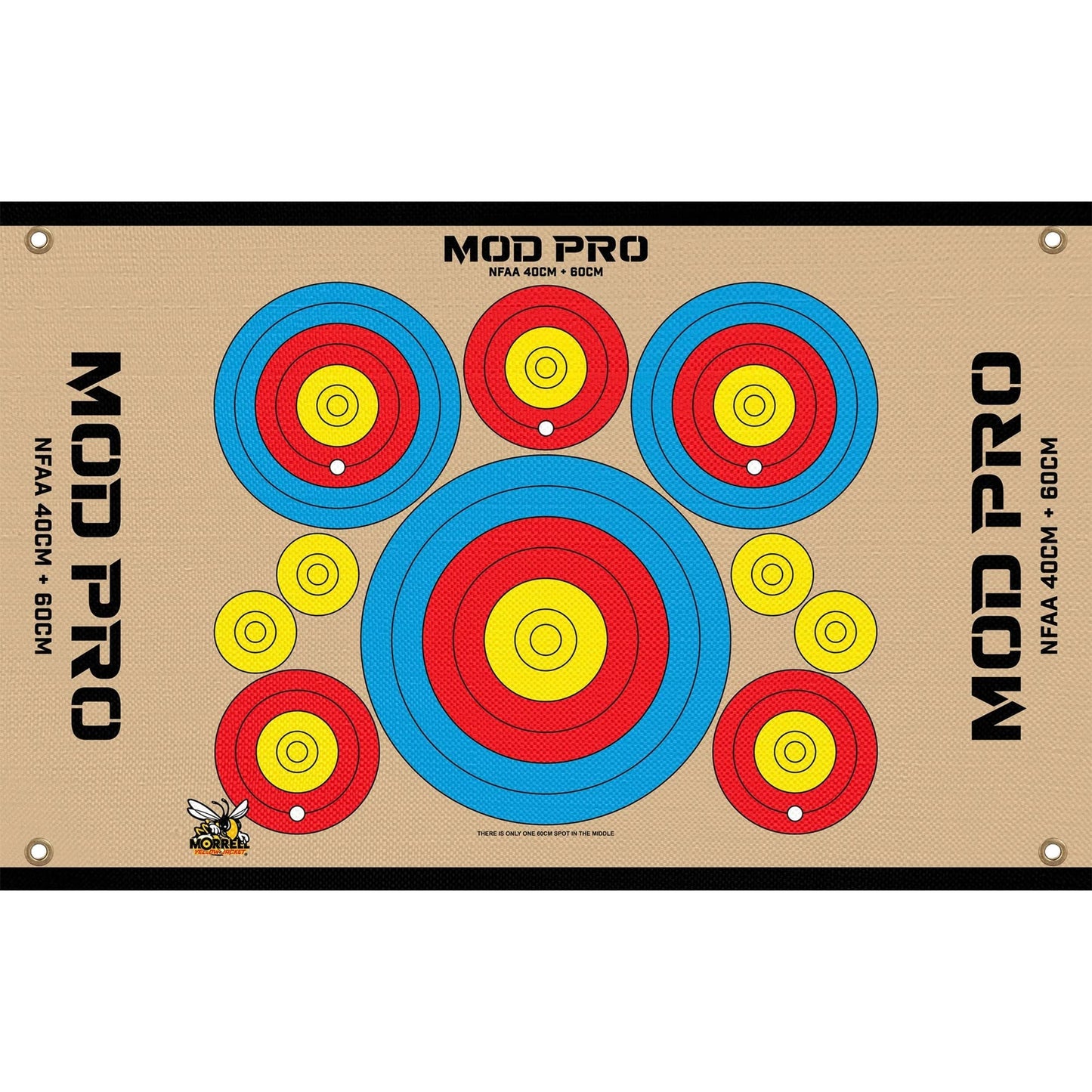 Morrell Jacket MOD Pro Series - NFAA Polypropylene Archery Target, 4 Pack, Tan - Angler's Pro Tackle & Outdoors