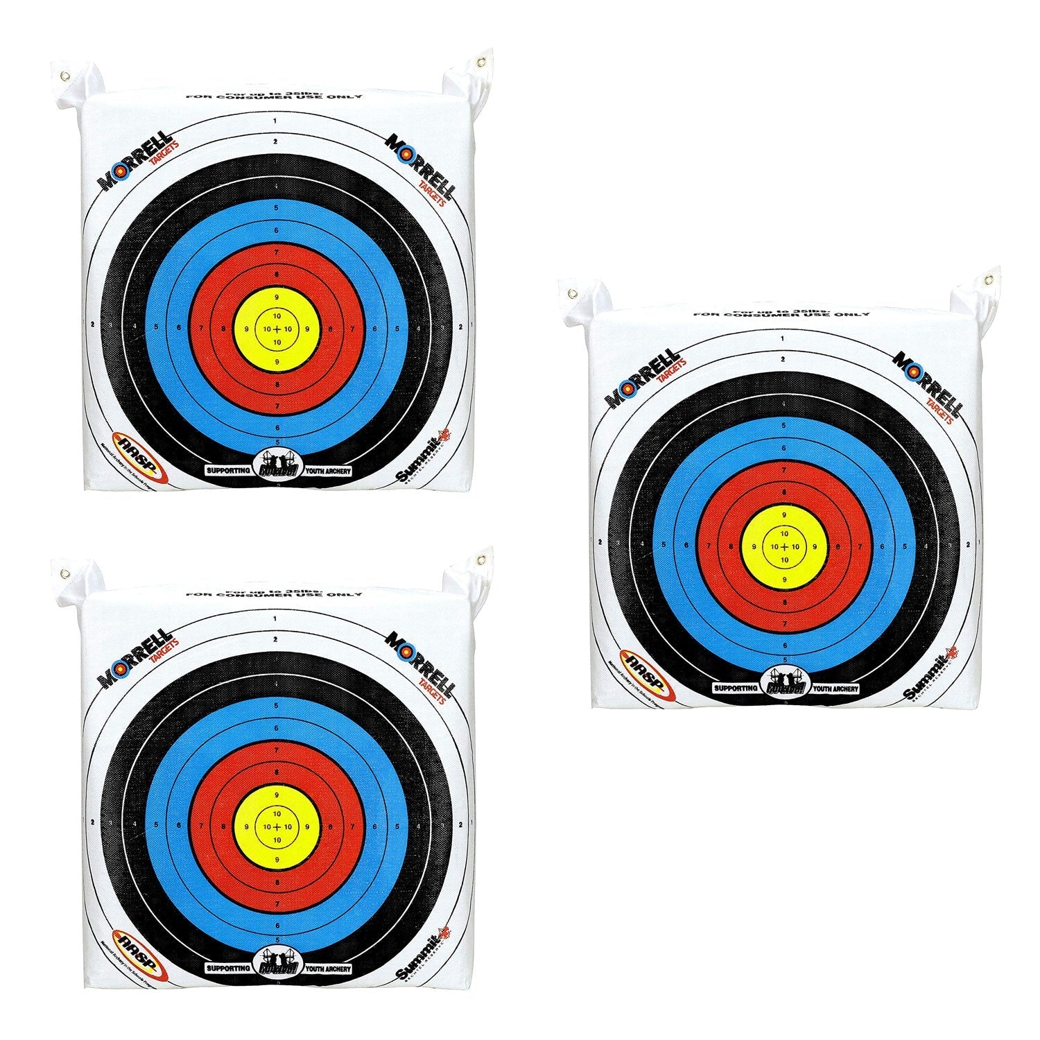 Morrell Lightweight Portable Range NASP Field Point Archery Bag Target (3 Pack) - Angler's Pro Tackle & Outdoors