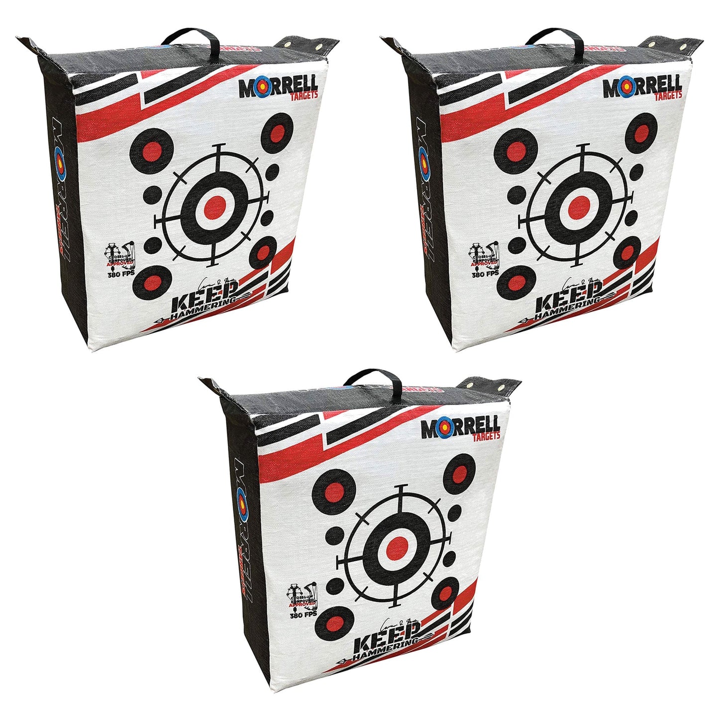 Morrell Outdoor Keep Hammering 54Lb Adult Field Point Archery Bag Target, 3 Pack - Angler's Pro Tackle & Outdoors