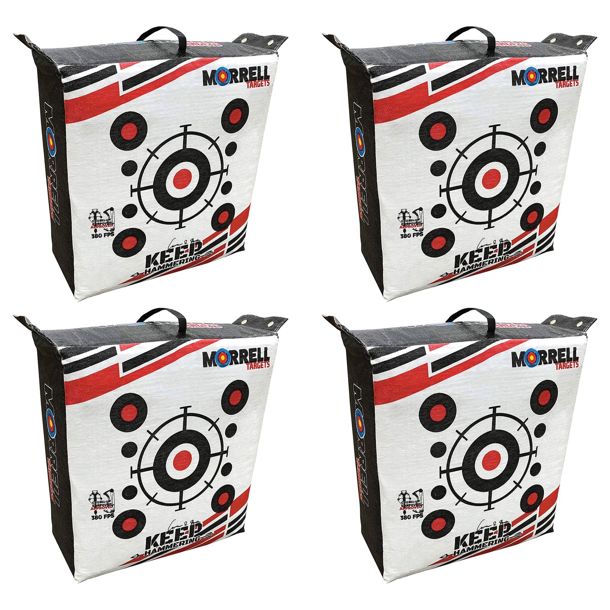 Morrell Outdoor Keep Hammering 54Lb Adult Field Point Archery Bag Target, 4 Pack - Angler's Pro Tackle & Outdoors