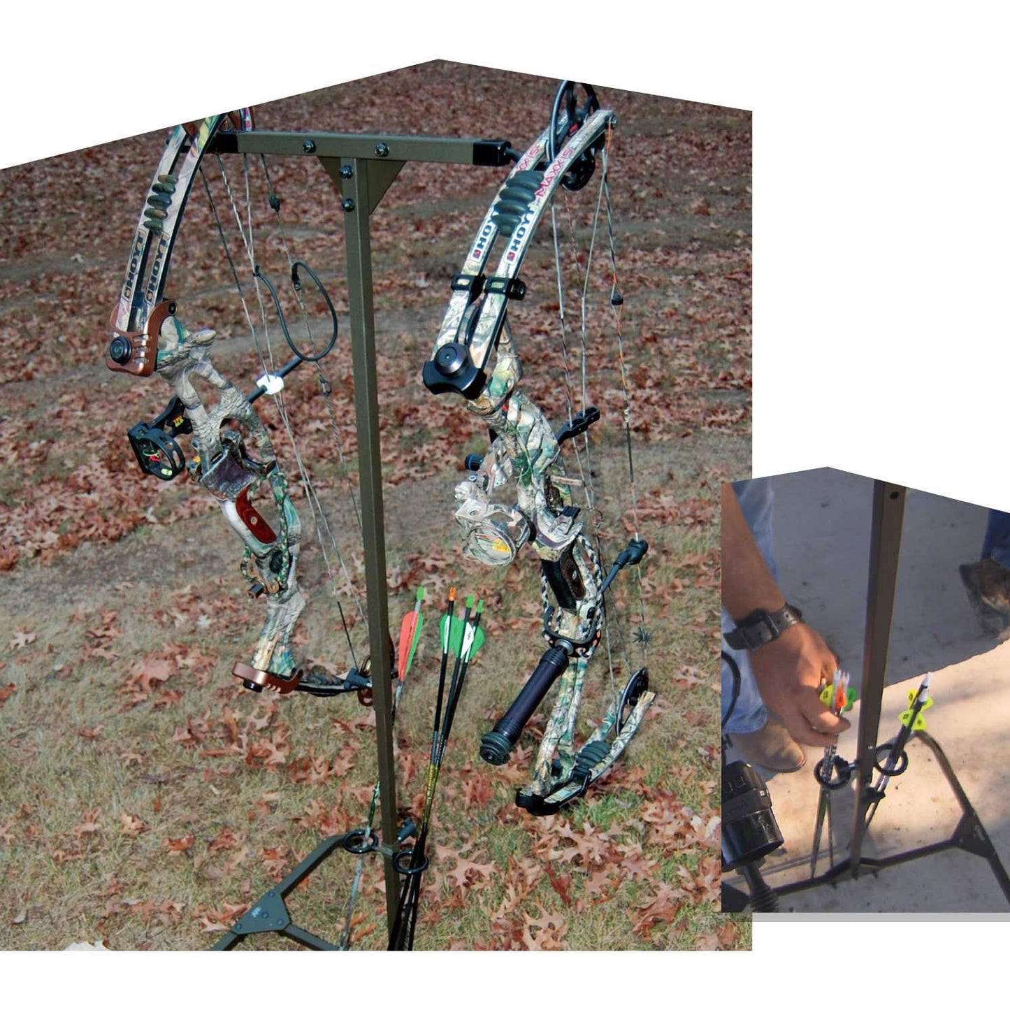 Morrell Portable Archery Bag Target w/ HME Products Target Stand and Bow Holder - Angler's Pro Tackle & Outdoors