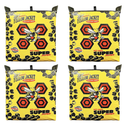 Morrell Super Duper Archery Bag Targets for High - Speed Bows, 4 Pack, Yellow - Angler's Pro Tackle & Outdoors