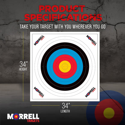 Morrell Targets 100 Pieces Thin Paper Archery Target with Card Stock, 2 Pack - Angler's Pro Tackle & Outdoors