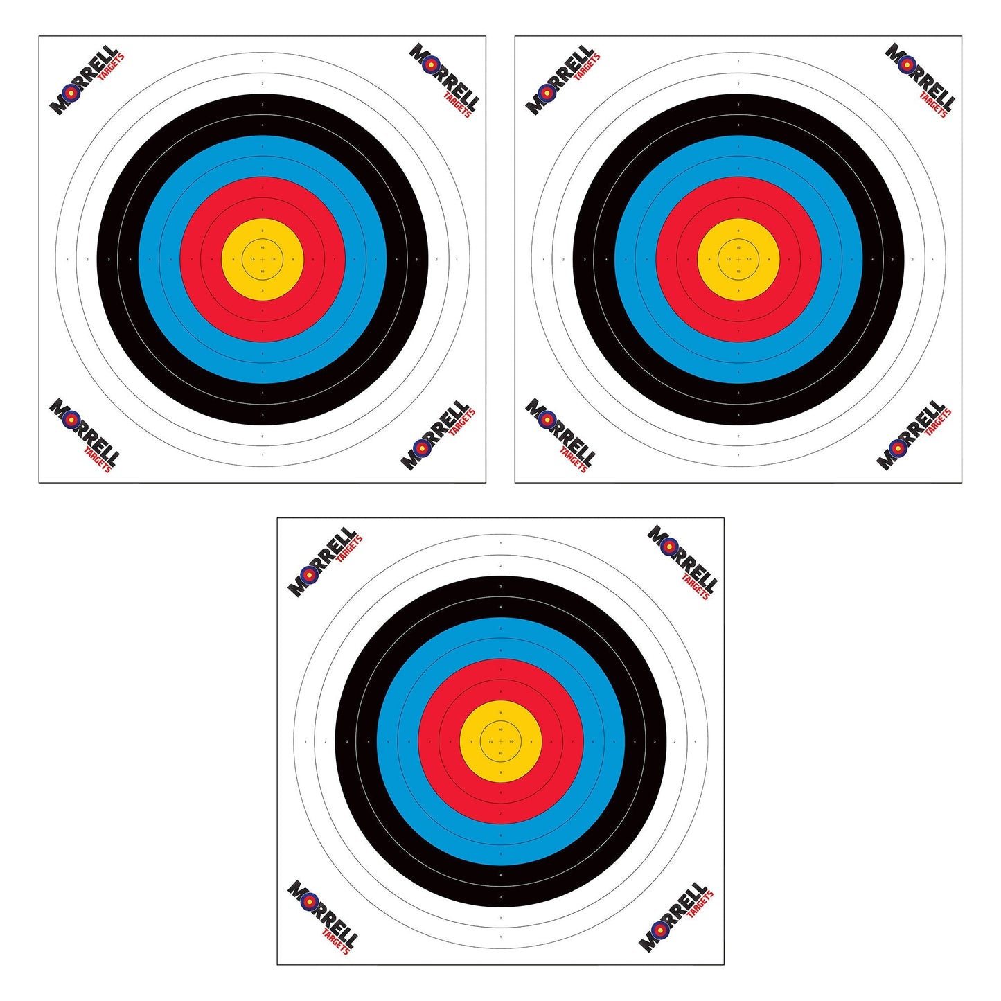 Morrell Targets 100 Pieces Thin Paper Archery Target with Card Stock, 3 Pack - Angler's Pro Tackle & Outdoors