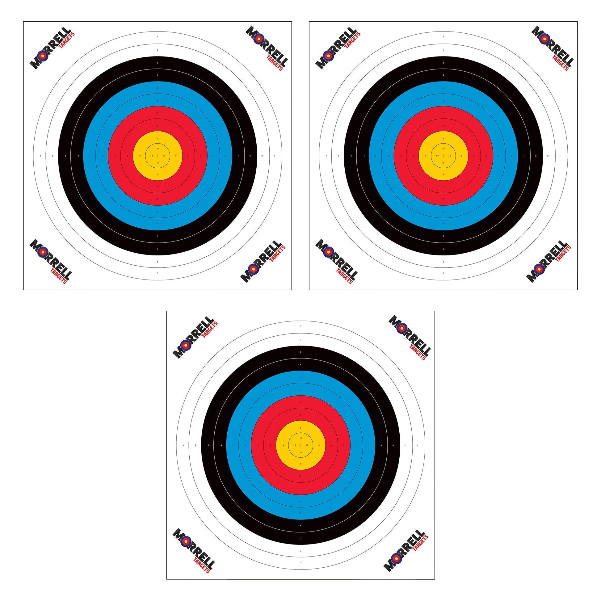 Morrell Targets 100 Pieces Thin Paper Archery Target with Card Stock, 3 Pack - Angler's Pro Tackle & Outdoors