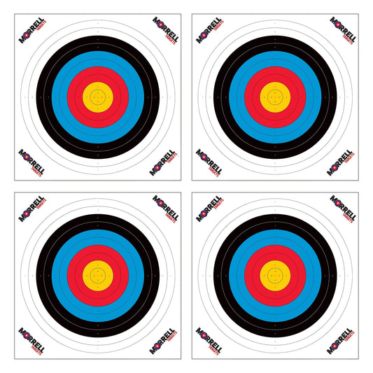 Morrell Targets 100 Pieces Thin Paper Archery Target with Card Stock, 4 Pack - Angler's Pro Tackle & Outdoors