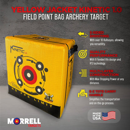 Morrell Targets 2 - Side Jacket Kinetic 1.0 Field Point Archery Bag Target, 2 Pack - Angler's Pro Tackle & Outdoors