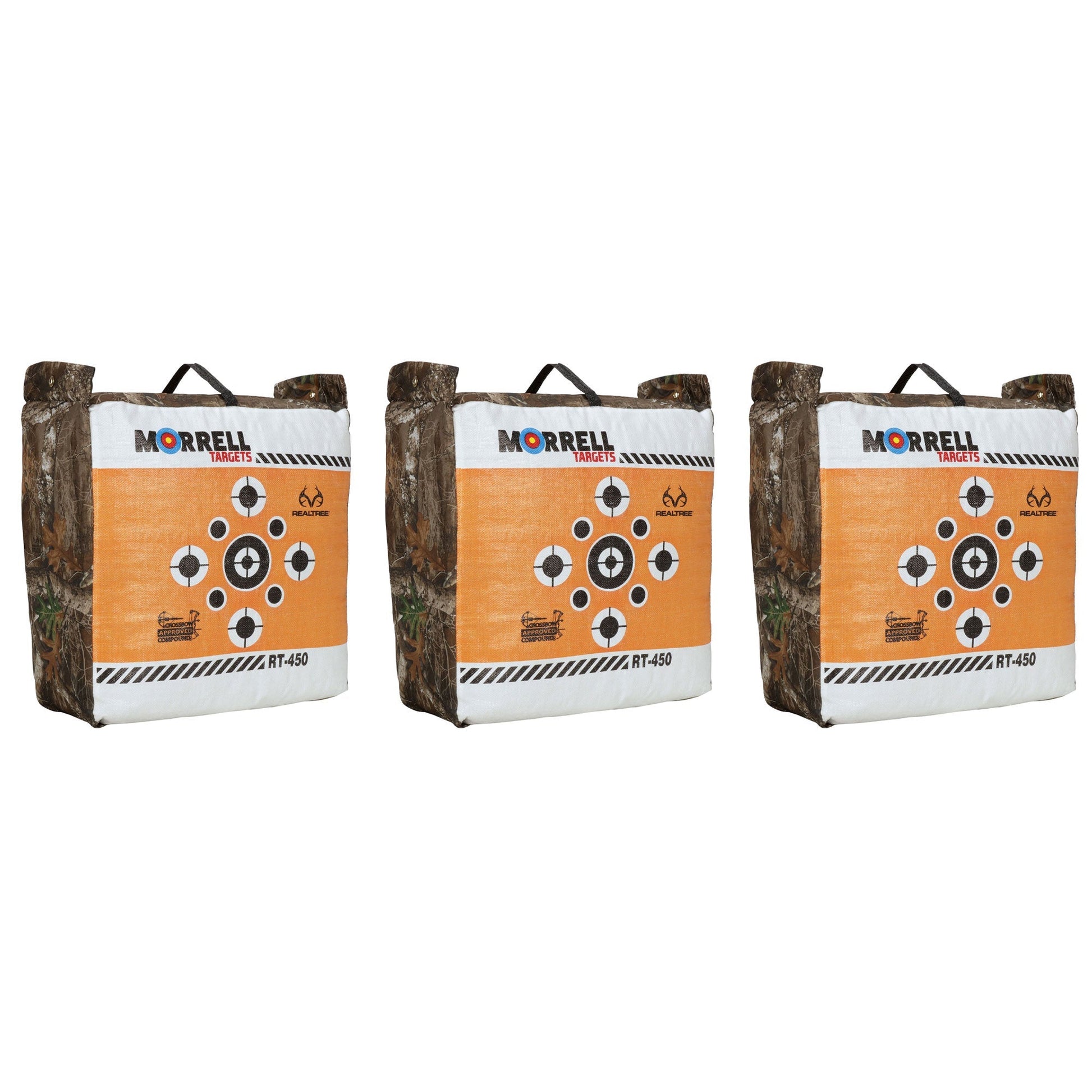 Morrell Targets 2 Sided Archery Bag Target, E Z Handle, Edge Camouflage, 3 Pack - Angler's Pro Tackle & Outdoors