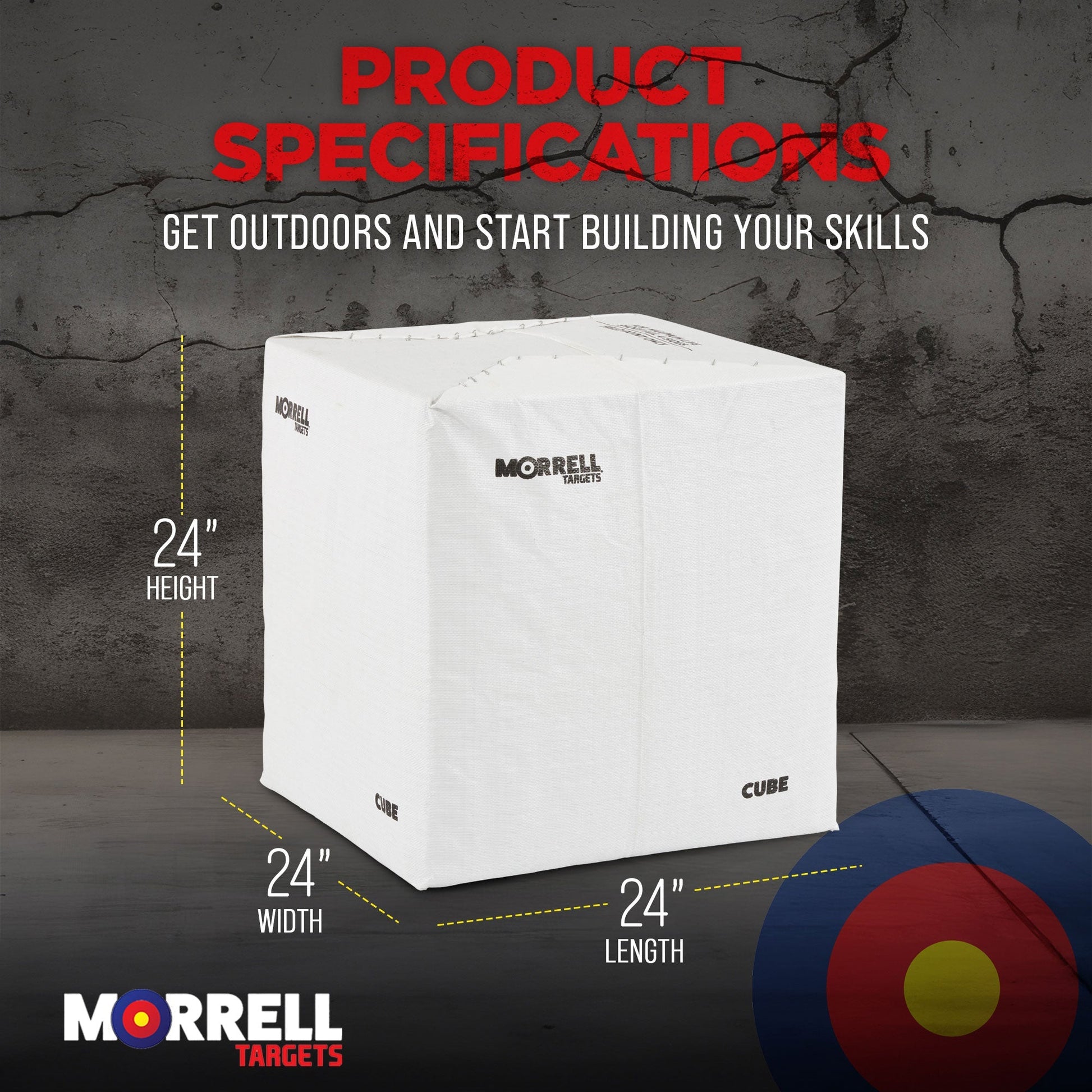 Morrell Targets 24" Commercial Indoor Range Field Point Archery Target, 3 Pack - Angler's Pro Tackle & Outdoors