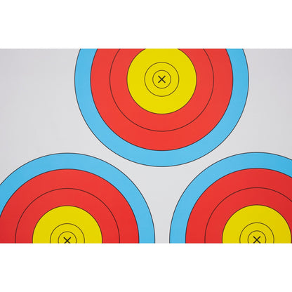 Morrell Targets Archery NFAA Official 3 Spot Paper Target Face, 100 Count Pack - Angler's Pro Tackle & Outdoors