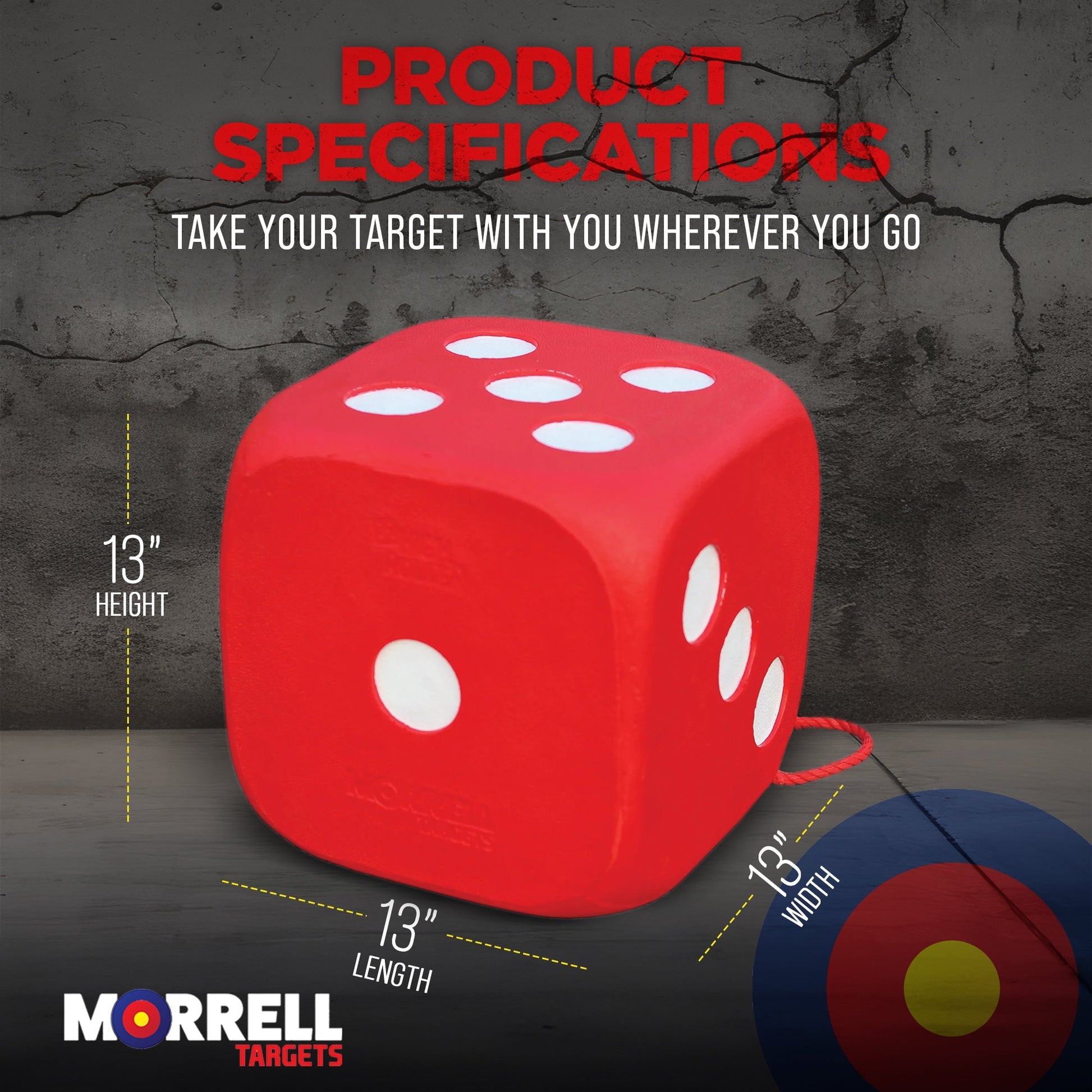 Morrell Targets High Roller Foam 6 Sided 21 Combo Archery Target, 2 Pack, Red - Angler's Pro Tackle & Outdoors