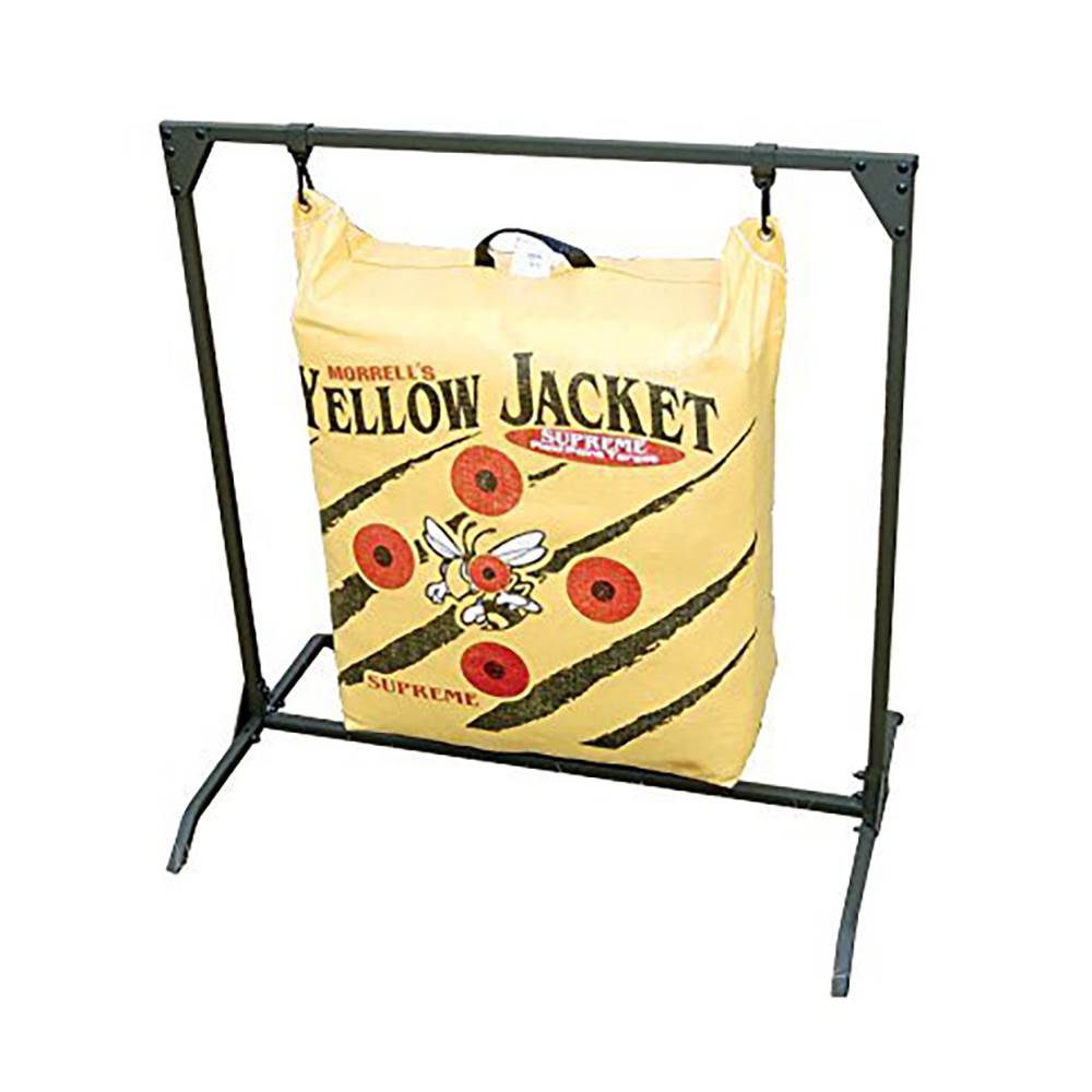 Morrell Yellow Jacket 19lb Bag Target w/ HME Products Target Stand & Bow Hanger - Angler's Pro Tackle & Outdoors