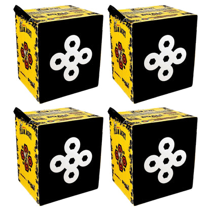 Morrell Yellow Jacket 380 FPS Crossbow Cube Targets with Carry Handle, 4 Pack - Angler's Pro Tackle & Outdoors