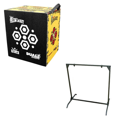 Morrell Yellow Jacket 380 FPS Dual Threat Cube Archery Target with Target Stand - Angler's Pro Tackle & Outdoors