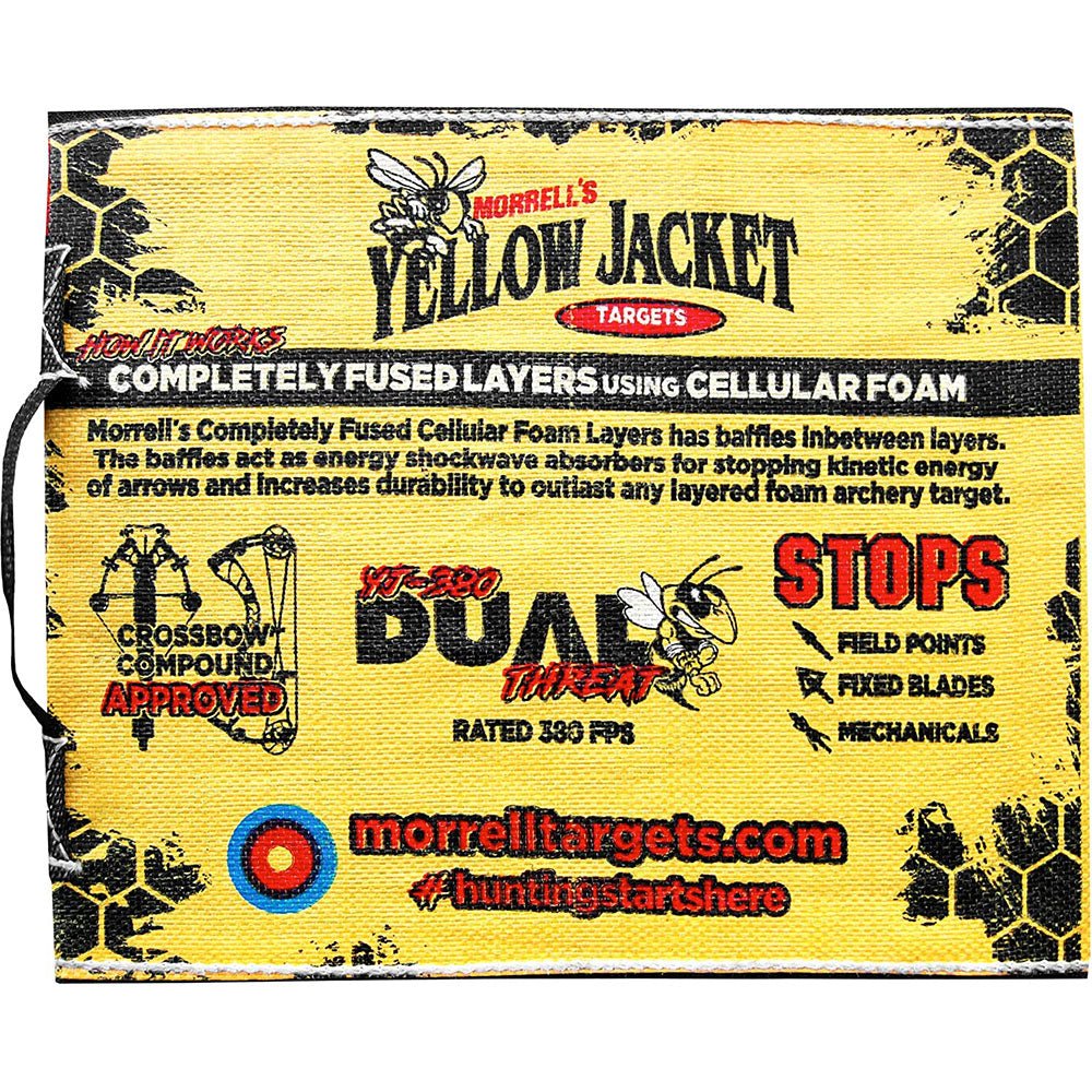 Morrell Yellow Jacket 380 FPS Dual Threat Cube Archery Target with Target Stand - Angler's Pro Tackle & Outdoors