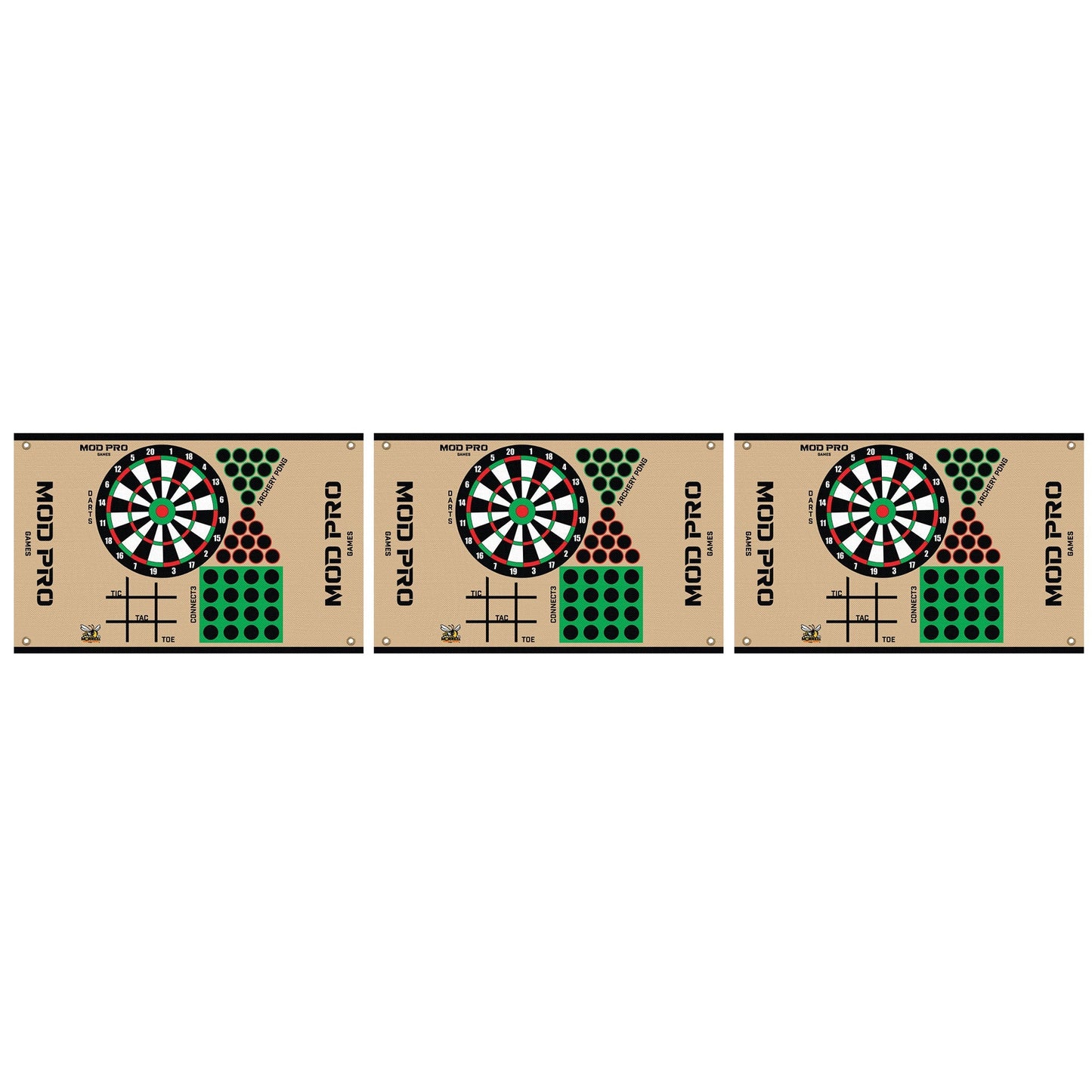 Morrell Yellow Jacket MOD Pro Games Wrap with Archery Pong Bullseye, 3 Pack, Tan - Angler's Pro Tackle & Outdoors