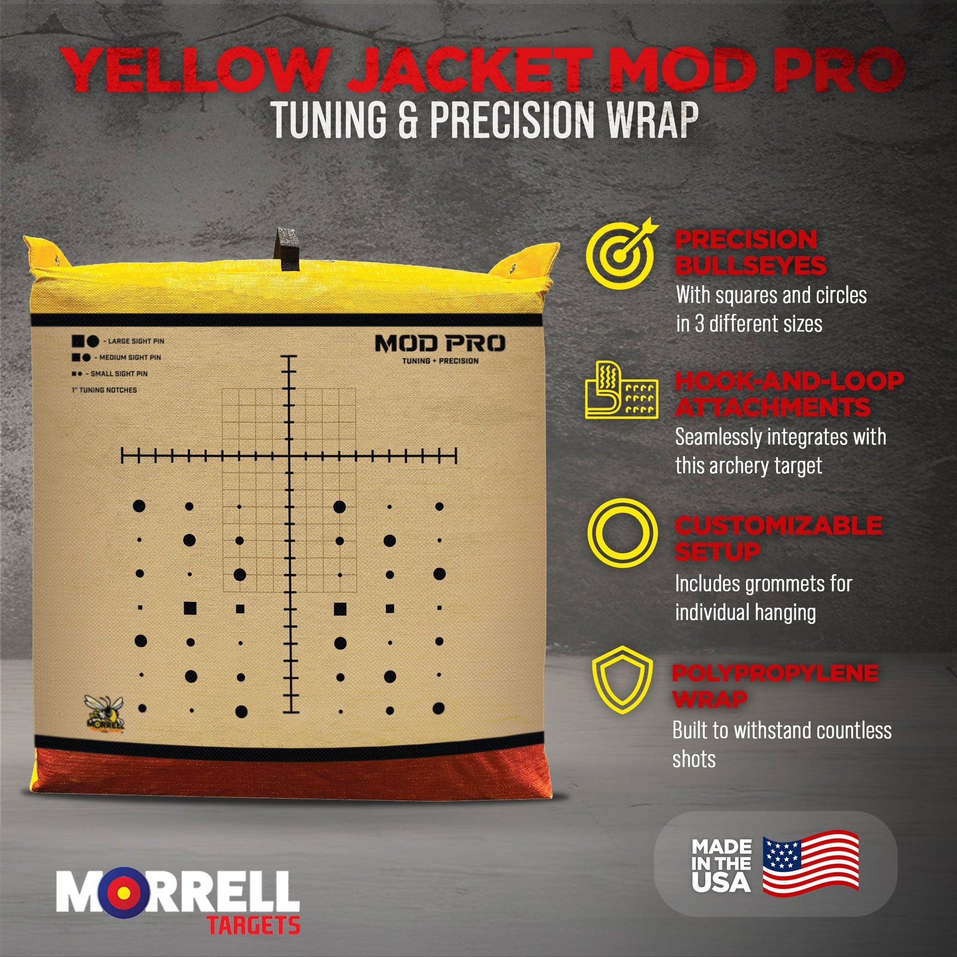 Morrell Yellow Jacket MOD Pro Polypropylene for MOD Pro Archery Target, 2 Pack - Angler's Pro Tackle & Outdoors