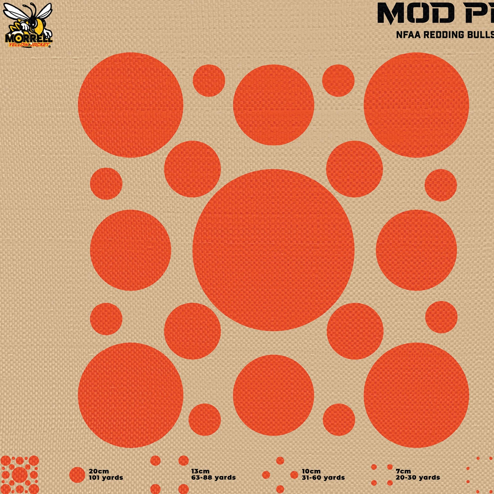 Morrell Yellow Jacket MOD Pro Redding NFAA Bullseyes Wrap with Hook and Loop - Angler's Pro Tackle & Outdoors