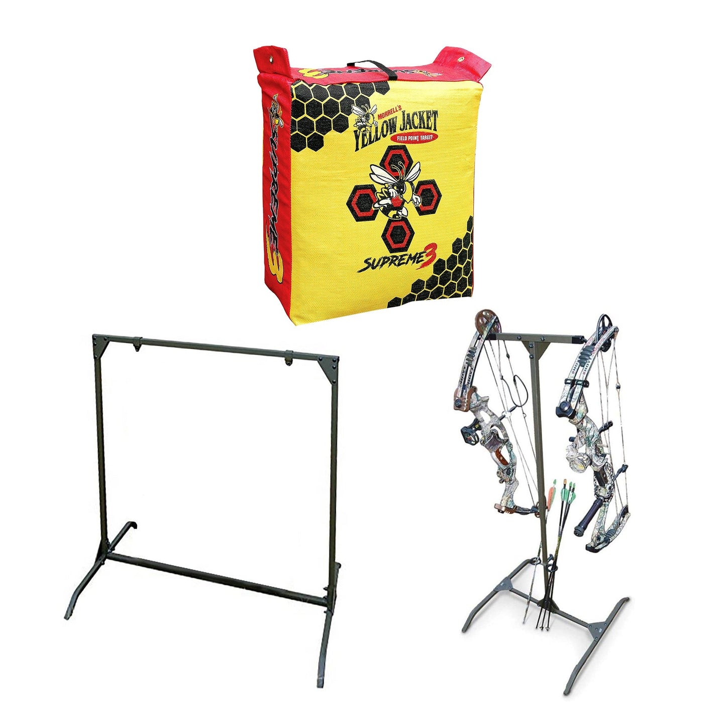 Morrell Yellow Jacket Supreme Target with HME Products Target Stand & Bow Holder - Angler's Pro Tackle & Outdoors