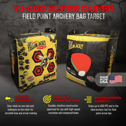 Morrell Yellow Jacket YJ - 400 Super Duper Adult Field Point Archery Bag Target - Angler's Pro Tackle & Outdoors