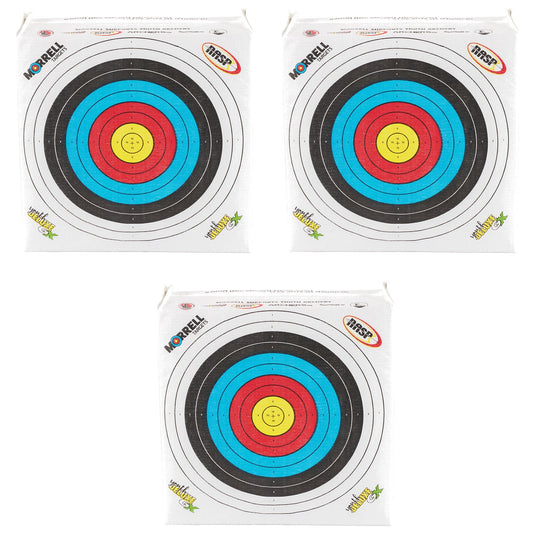 Morrell Youth Deluxe GX Range NASP Field Point Archery Bag Target, 3 Pack, Multi - Angler's Pro Tackle & Outdoors