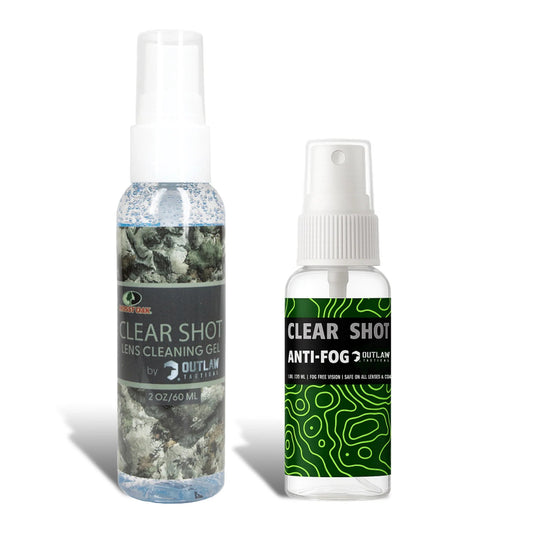 Mossy Oak ClearShot Lens Cleaner Spray & Anti - Fog Solution - Angler's Pro Tackle & Outdoors