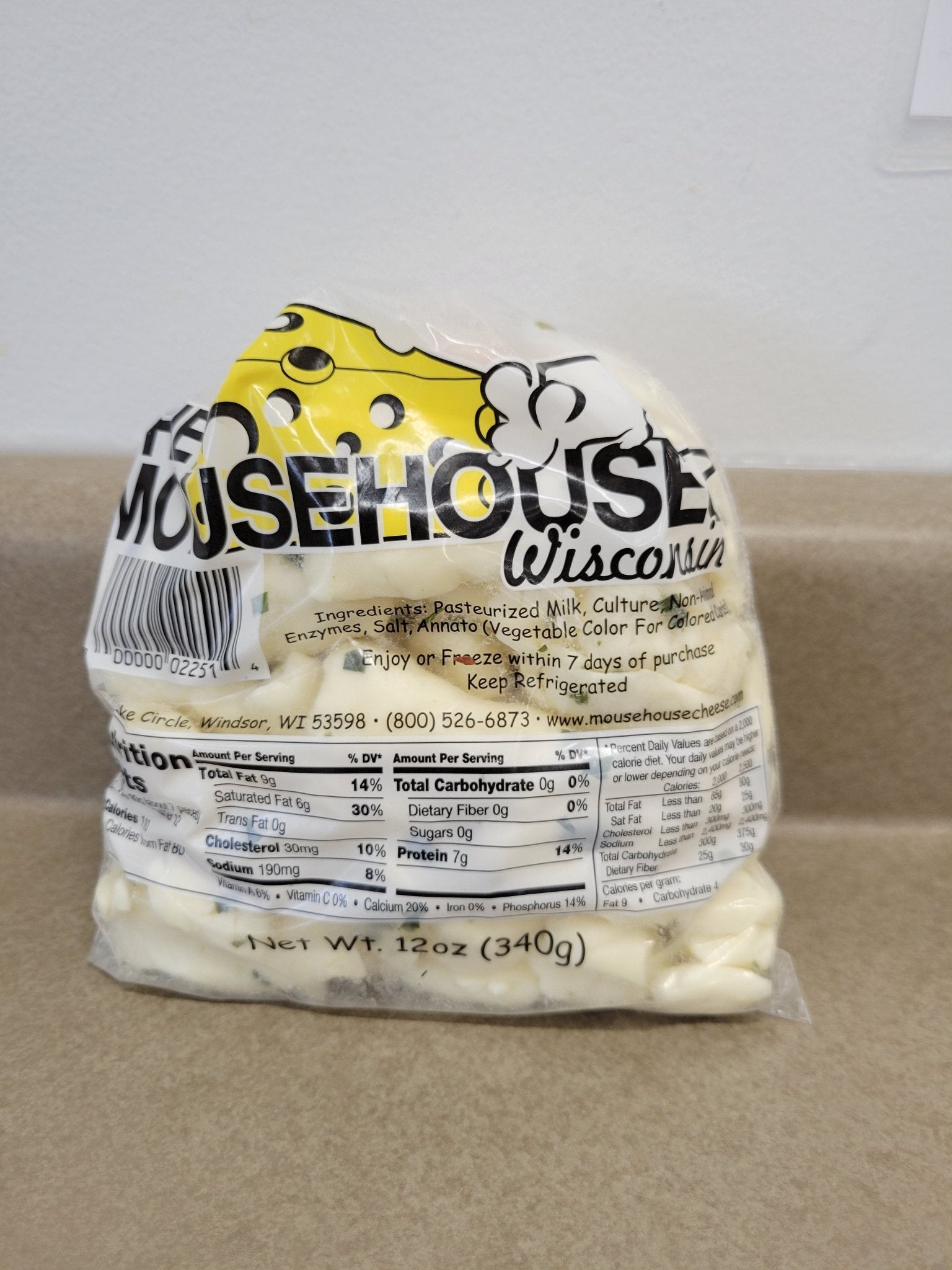 Mousehouse Cheesehaus 12oz Cheddar Curd - Angler's Pro Tackle & Outdoors