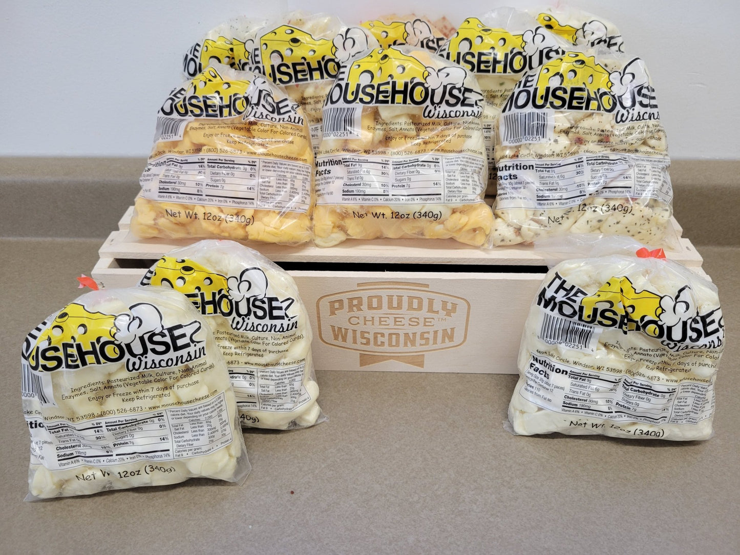 Mousehouse Cheesehaus 12oz Cheddar Curd - Angler's Pro Tackle & Outdoors