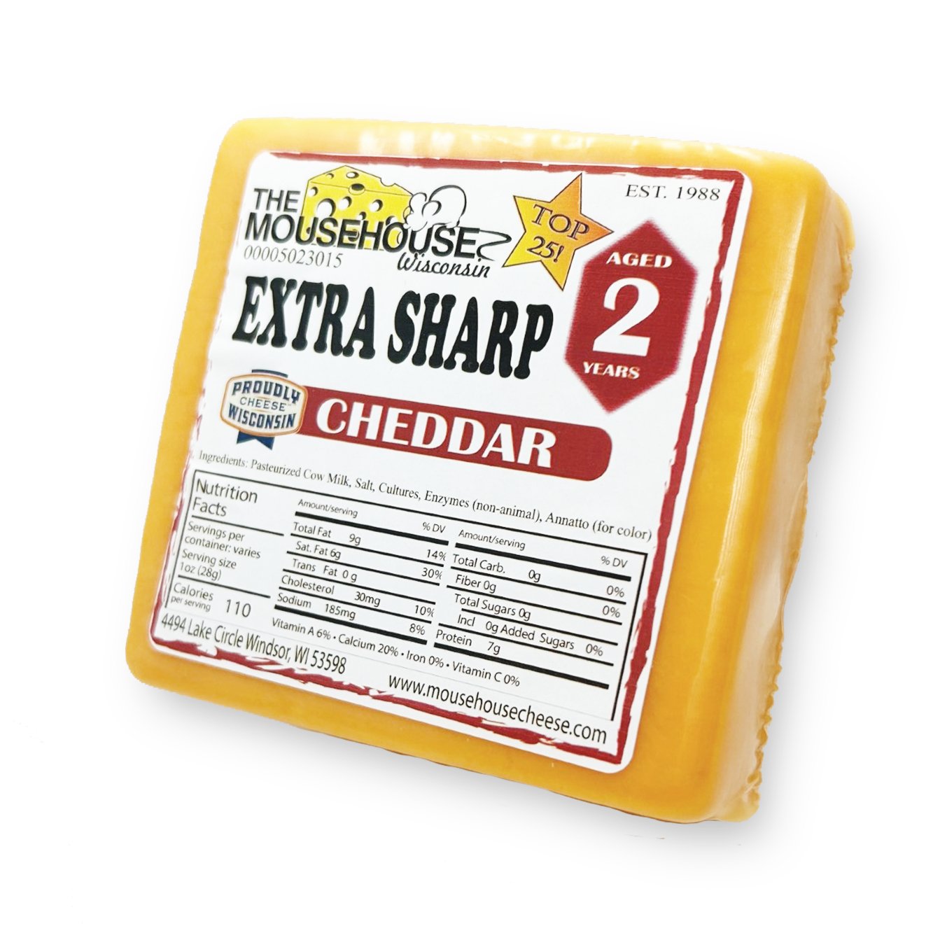 Mousehouse Cheesehaus 2 Year Old Extra Sharp Cheddar - Angler's Pro Tackle & Outdoors