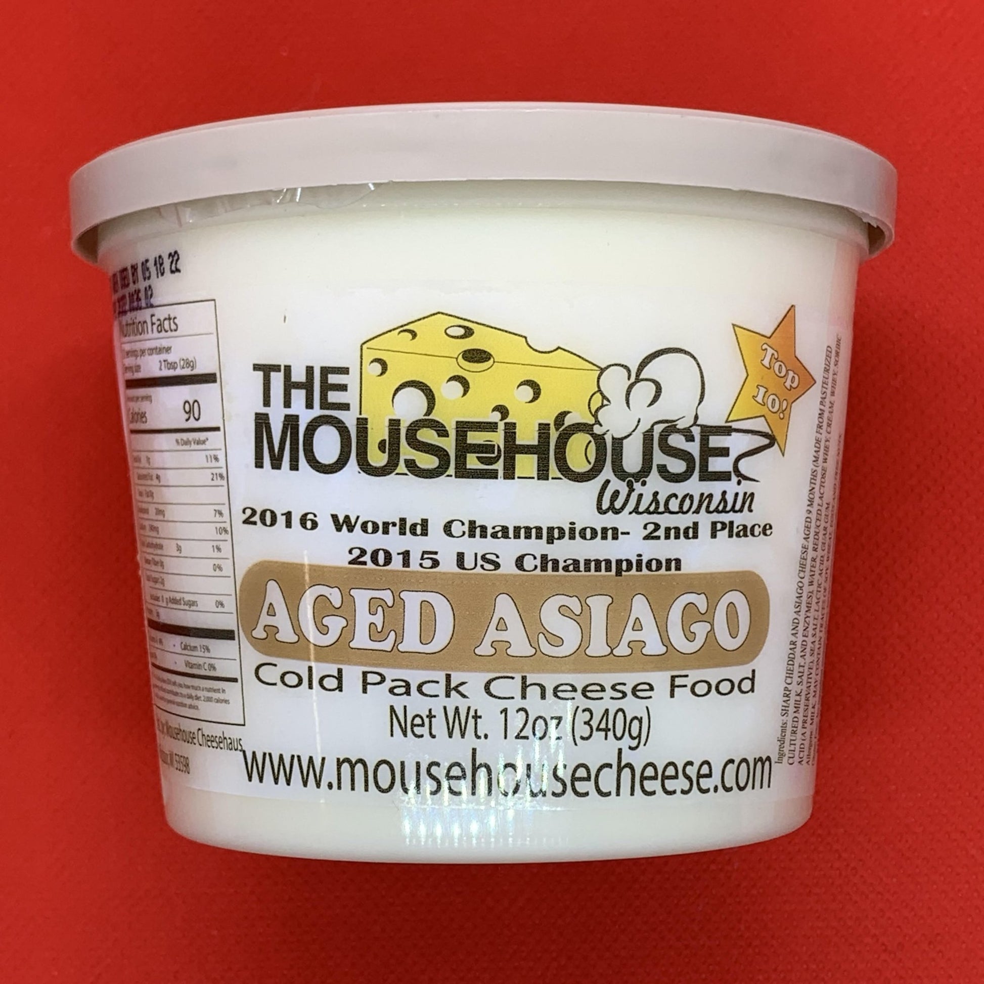 Mousehouse Cheesehaus Aged Asiago Cheddar Spread, 12 oz - Angler's Pro Tackle & Outdoors